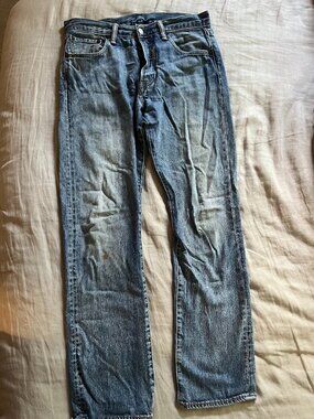 Mens Straight Leg Levi Jeans